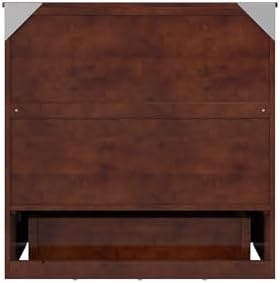 AFI, Northfield Murphy Bed Chest Twin XL with 6" Mattress, Walnut