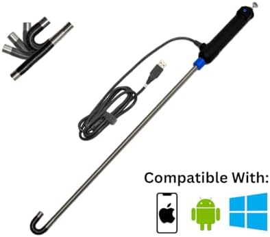 vividia va-400i usb one-way articulation rigid borescope inspection, close-up detail