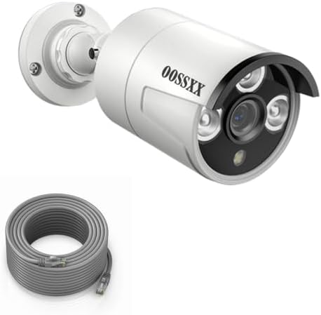 5mp wired poe security camera system for home shown in use
