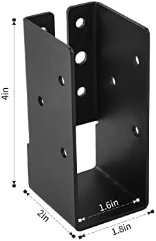 16 Pcs of 2"x4" Concealed Joist Hangers for Outdoor