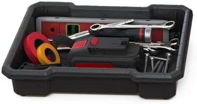 Keter Stack n' Roll Modular DIY Toolbox, Stackable, Lightweight, Durable, Water Resistant, Black