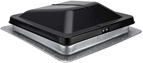 HENG’S INDUSTRIES 14" RV CAMPER TRAILER UNIVERSAL SMOKE LID ROOF VENT WITH 12V 12 VOLT FAN 74112- NO GARNISH RING INCLUDED