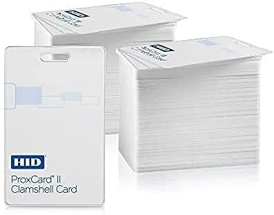 Genuine HID ProxCard II 1326 LMSMV Clamshell Proximity Card for Access Control. Pre-Programmed Standard 26 bit H10301 Format. (50 Pack)