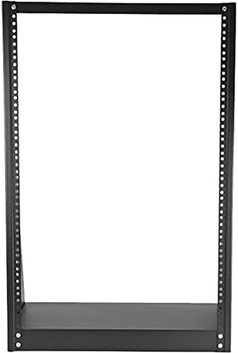 StarTech.com 2-Post 16U Heavy-Duty Desktop Server Rack, Small Open Frame 19in