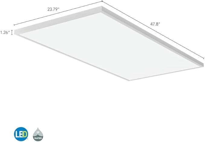 Lithonia Lighting CPANL 2x4 LED Flat Panel Light, 2 ft. by 4 ft. LED Light Panel