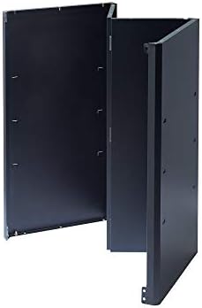 TRINITY 24 Inch Garage Wall Storage Cabinet, 22 Gauge Steel, Black