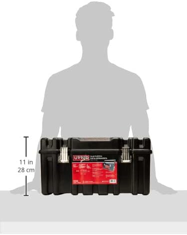 urrea plastic tool box w/tray - heavy duty shown in use