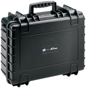 B&W INTERNATIONAL Jet 5000 Outdoor Tool Case with Pocket Tool Boards, Black