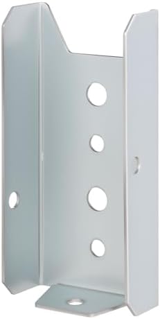 100 Pack 2x4 Fence Brackets for Wood Rail, 18 Gauge