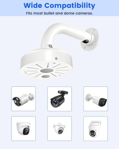 Universal L-Type Metal Security Camera Wall Mount Bracket