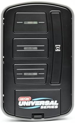 Genie GUWWC-R Universal Garage Door Opener Wireless Wall Console, Compatible with LiftMaster, Chamberlain, Genie, Overhead Door, For Use up to 3 Garage Doors,Black