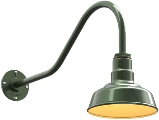 Steel Lighting Co. Hawthorne Barn Light | Outdoor Wall Mounted | 8 inch Dome |