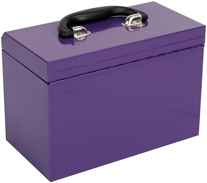 Viper Tool Storage 11-Inch 2-Drawer Portable Toolbox, Purple