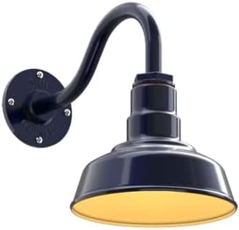 Steel Lighting Co. Hawthorne Barn Light | Outdoor Wall Mounted | 8 inch Dome |