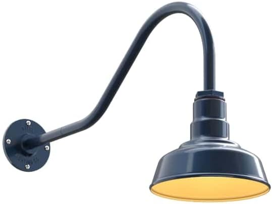 Steel Lighting Co. Hawthorne Barn Light | Outdoor Wall Mounted | 8 inch Dome |