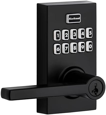 Kwikset SmartCode 917 Contemporary Electronic Deadbolt with Halifax Handle
