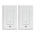 Shelly Plus Wall Dimmer UL | WiFi Smart Wall Dimmer Switch | Home Automation | (2 Pack)