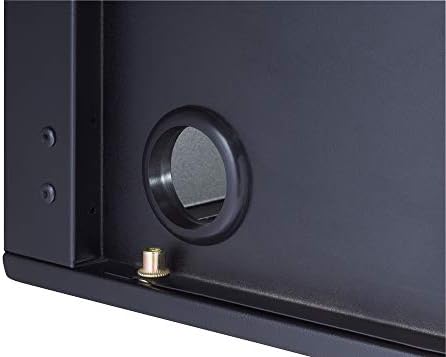 TRINITY 24 Inch Garage Wall Storage Cabinet, 22 Gauge Steel, Black