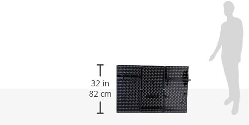 Wall Control Pegboard Organizer 4 ft. Metal Pegboard Standard Tool Storage Kit