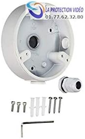 dahua pfa137 weatherproof cctv junction box – aluminium shown in use