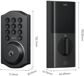 eufy Security Smart Lock C30, Keyless Entry Door Lock, Built-in Wi-Fi
