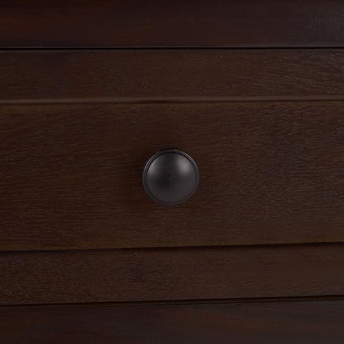 SAFAVIEH Home Collection – Damien Dark Chocolate 6-Drawer Storage Bench, Mixed-Material Cottage Design, Fully Assembled (AMH5701F)