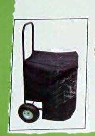 firewood hand truck caddy - with cover shown in use