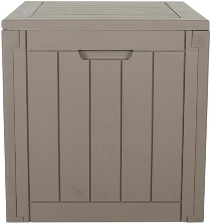 BTEXPERT Indoor Outdoor Storage Box, 30 Gallon Resin Deck Container for Package Delivery Patio Furniture Cushions Garden Tools Pool Sports Equipment UV Resistant Waterproof Lockable