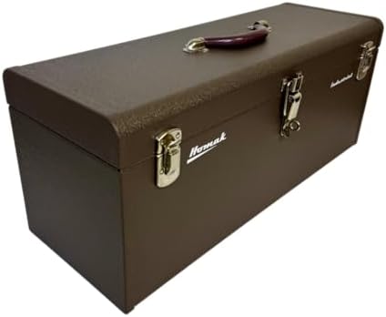 Homak 24-Inch Industrial Steel Toolbox, Brown Wrinkle Powder Coat, BW00200240