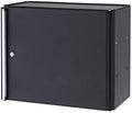 TRINITY 24 Inch Garage Wall Storage Cabinet, 22 Gauge Steel, Black