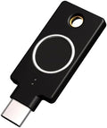 Yubico - YubiKey Bio C (FIDO Edition) - Basic Compatibility - Multi-Factor authentication (MFA) Security Key and passkey, Connect via USB-C, Biometric, FIDO Certified - Protect Your Online Accounts