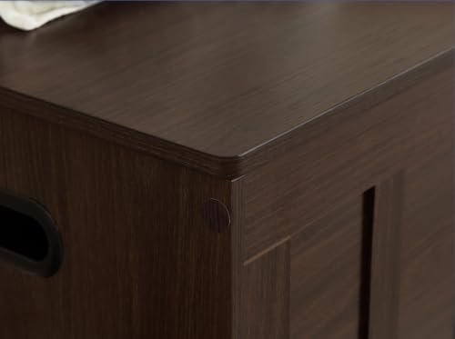 VANKILEY 47.2" Storage Chest Extra Large,Wooden Storage Trunk(Espresso)