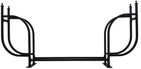 Woodhaven Courtyard Outdoor Firewood Rack With Cover (9 Foot)