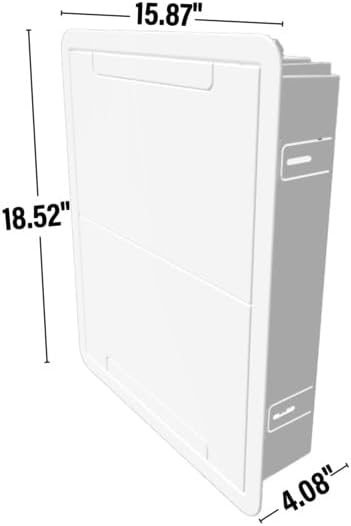 Legrand - OnQ Cable Management, In-Wall Media Box, Dual Purpose Structured