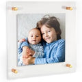 ArtToFrames 20x20 Inch Double Panel Floating Acrylic Picture Frame comes