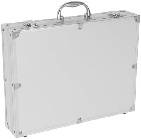 aluminum tool case lockable portable storage box 14.5 shown in use
