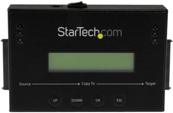 StarTech.com 1:1 Standalone Hard Drive Duplicator & Eraser, SATA HDD / SSD Disk