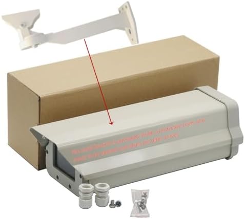 14.5" heavy-duty aluminum outdoor cctv camera housing, close-up detail