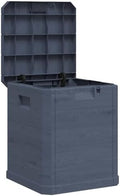 vidaXL Patio Storage Box 23.8 gal Anthracite