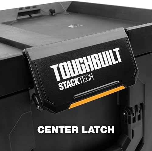 ToughBuilt StackTech XL Stackable Tool Box with Lock and Removable Tray