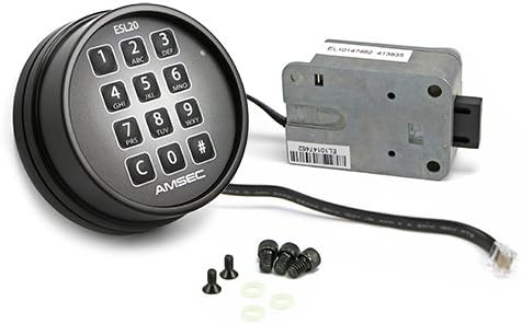 esl20 electronic keypad & lock, close-up detail