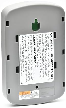 Genie GUWWC-R Universal Garage Door Opener Wireless Wall Console, Compatible with LiftMaster, Chamberlain, Genie, Overhead Door, For Use up to 3 Garage Doors,Black