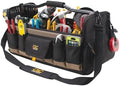 Custom Leathercraft WORK GEAR 1579 20 Inch, Open Top, Soft Sided Tool Box, 27 Pockets