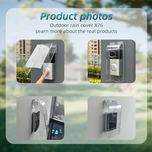 Plastic Flip Lock outdoor weatherproof keypad cover,Door Access Control Rain Cover，Doorbell protector(Transparent)