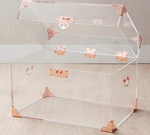 CIAO BELLA Acrylic Rose Gold Trunk