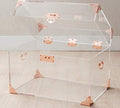 CIAO BELLA Acrylic Rose Gold Trunk