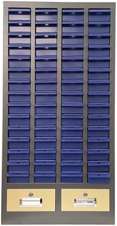 TECHTONGDA Bolt and Nut Tool Cabinet 62 Drawers Assortment Storage Cabinet Contains Assortment KIT Metal Part Organization Shelves for Garage, Store, Workshop
