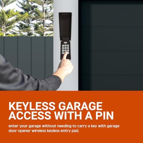 Genie Garage Door Opener Keypad Replacement, Compatible with All Genie Intellicode Overhead Door Codedodger and Dip Switch Opener, Wireless Keypad Keyless Entry, for Model GK-R OKP-BX GUK-R etc.