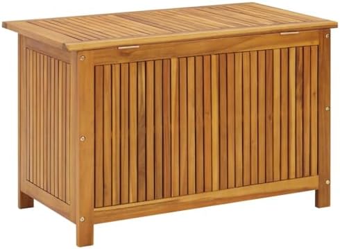 vidaXL Garden Storage Box 35.4"x19.7"x22.8" Solid Wood Acacia