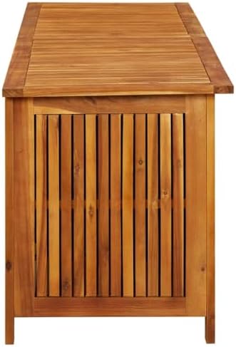 vidaXL Patio Storage Box 68.9"x19.7"x22.8" Solid Acacia Wood